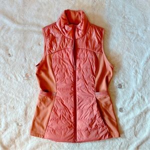 LULULEMON SUPER SOFT FULL ZIP VEST -Blush - Size 8